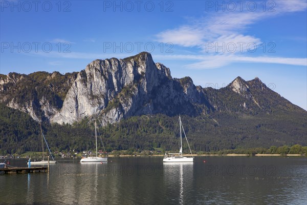 Mondsee with Dragon Wall and Schober