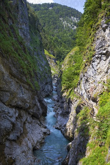 Climbing facility in the Lammerklamm