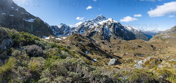 View into the Route Burn Valley with creek