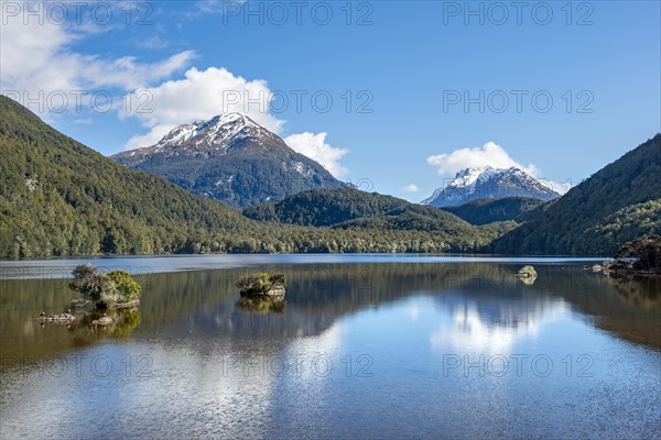 Mountains reflected in the lake