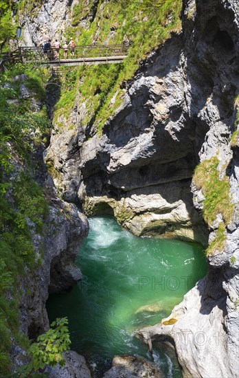 Climbing facility in the Lammerklamm