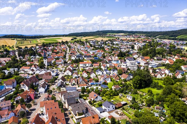 Aerial view of Stettenfels Castle