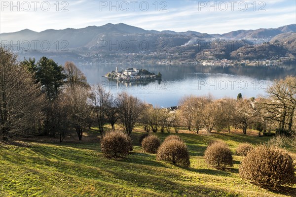 Lake Orta with the Isola San Giulio