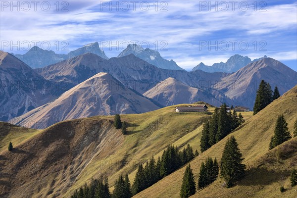 Autumnal mountain landscape