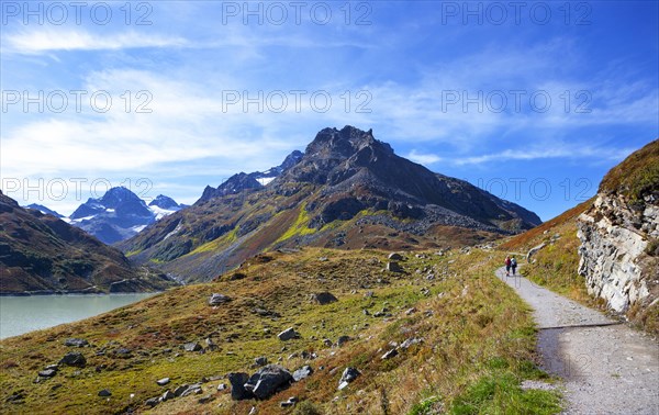 Hiking trail around the lake