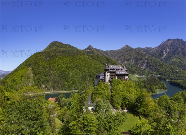 Castle Klaus at the Klaus reservoir