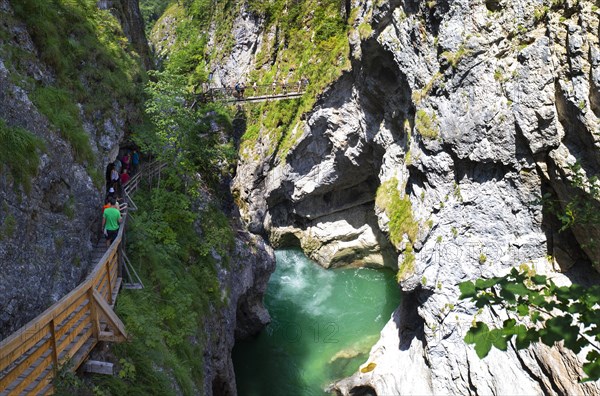 Climbing facility in the Lammerklamm