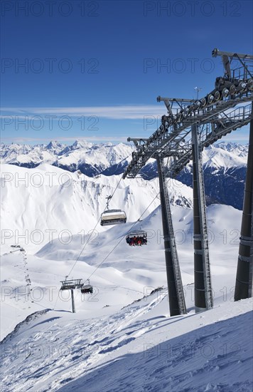 Sign highest point in the ski area Serfaus-Fiss-Ladis