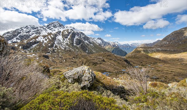 View of the Route Burn Valley with creek