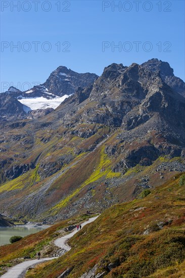 Hiking trail around the lake