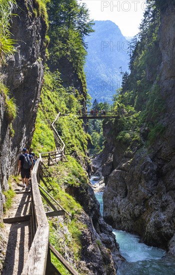 Climbing facility in the Lammerklamm