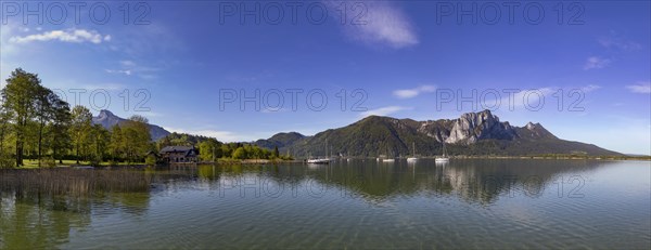 Panoramic view with Schafberg Dragon Wall and Schober