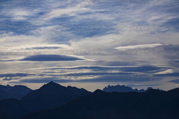 Mountain silhouette