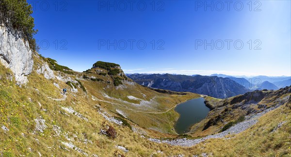 Panoramic view to Augstsee and Atterkogel