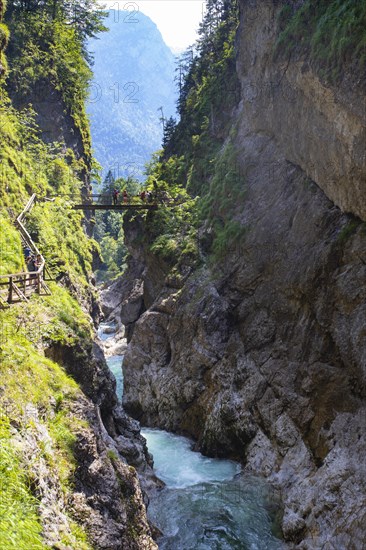 Climbing facility in the Lammerklamm