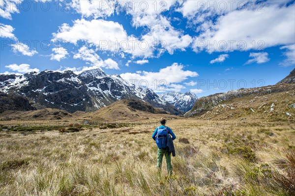 Hikers on the Routeburn Track