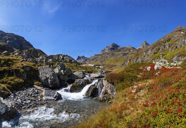 Hiking trail into the Klostertal along the Klostertaler Bach