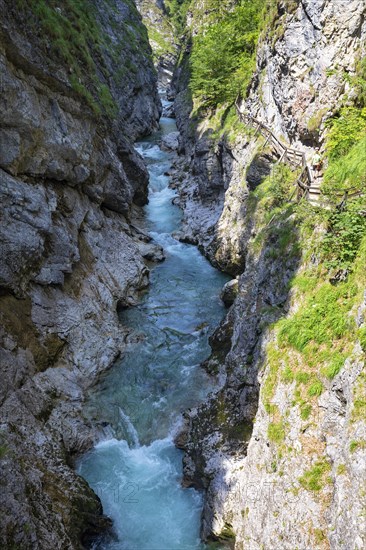 Climbing facility in the Lammerklamm