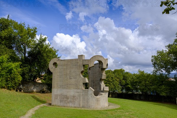 Sculpture by Eduardo Chillida in the City Park