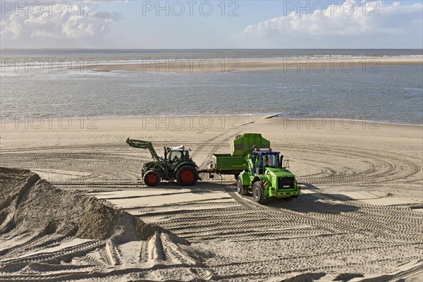 Working at the beach