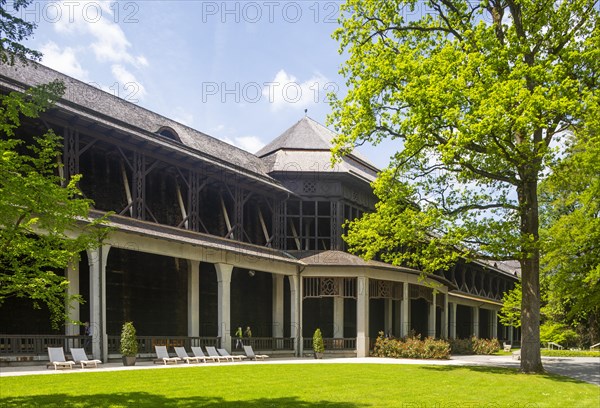 Graduation house in the spa gardens of Bad Reichenhall