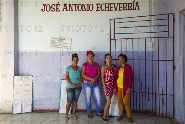 Teachers at a rural primary school