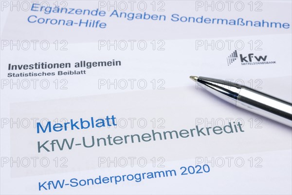 Application forms of KfW-Foerderbank