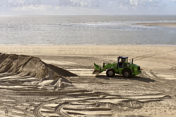 Working at the beach