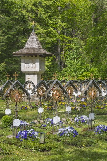 Memorial stone and cemetery of the Congregatio Mariana Sacerdotalis