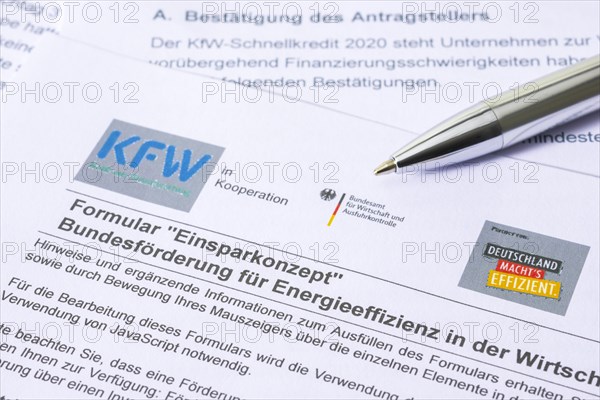 KfW-Foerderbank application forms