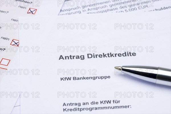 Application forms of KfW-Foerderbank