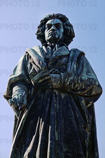 Beethoven monument on Muensterplatz