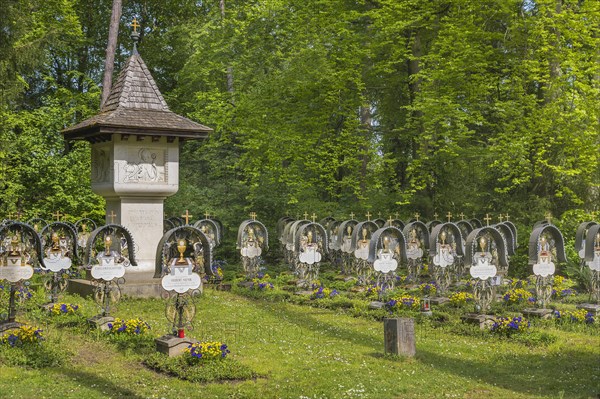 Memorial stone and cemetery of the Congregatio Mariana Sacerdotalis