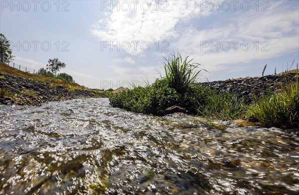 Renaturalised watercourse