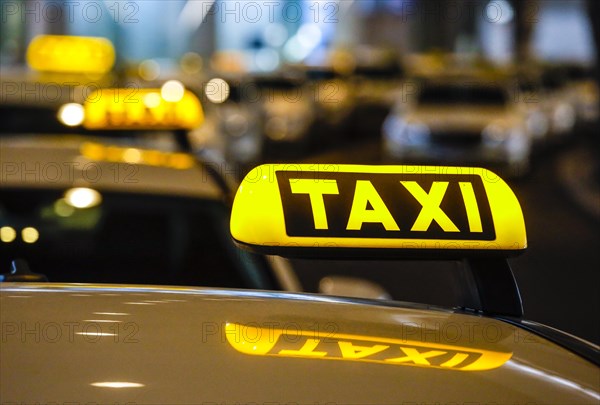 Taxi rank at Duesseldorf Airport