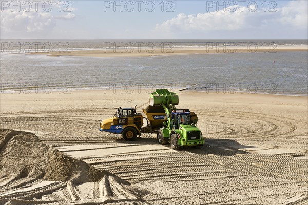 Working at the beach