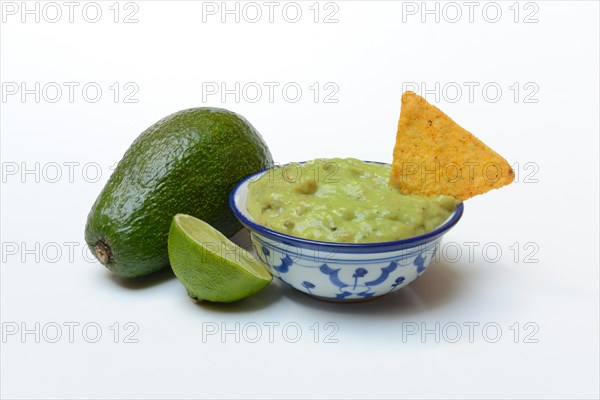 Bowl with guacamole