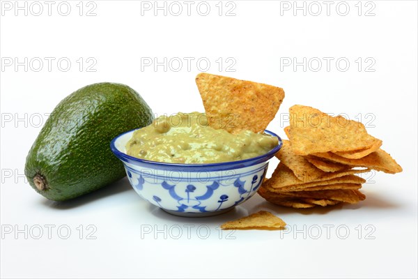 Bowl with guacamole