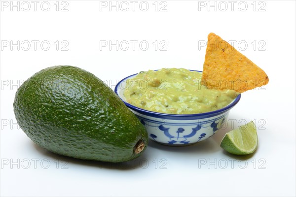 Bowl with guacamole