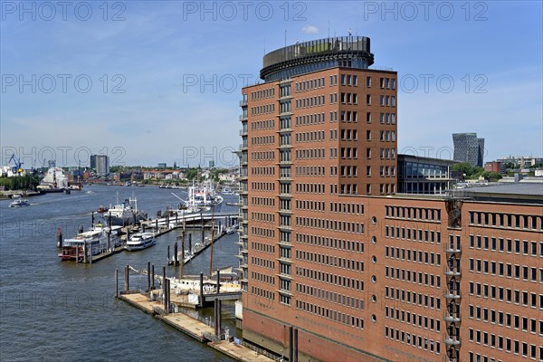 View from the Elbe Philharmonic Hall Concert Hall to the Hanseatic Trade Center