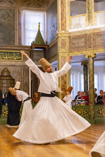 Dancing dervishes from the Sufi Mevlevi Order