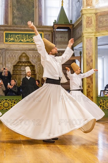 Dancing dervishes from the Sufi Mevlevi Order