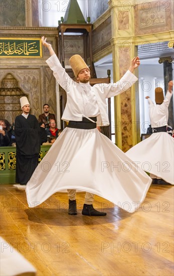 Dancing dervishes from the Sufi Mevlevi Order