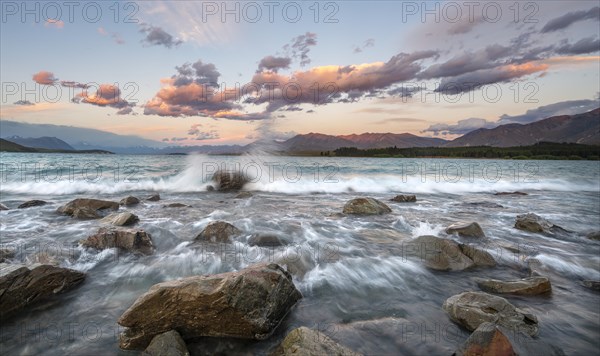 Stones on shore