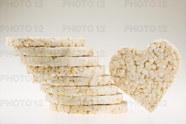 Organic rice wafer stack