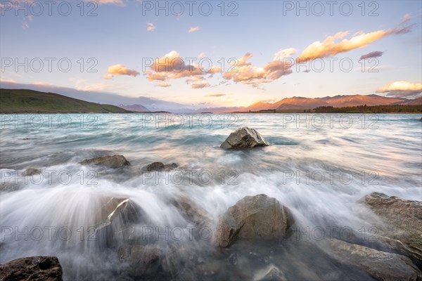 Stones on shore