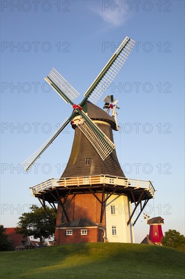 Greetsiel twin windmills