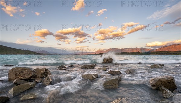 Stones on shore