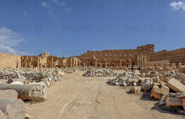 View of remains