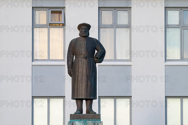 Monument by the Norwegian sculptor Gustav Vigeland to Snorri Sturluson